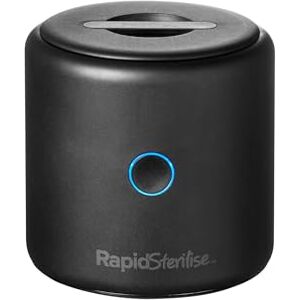 Nuby RapidSterilise Portable UV Steriliser, Made for RapidCool 70 Uses per Charge Auto Shut-Off Kills 99.9% of Bacteria (Black) Nuby RapidSterilise Portable UV Steriliser, Made for RapidCool 70 Uses per Charge Auto Shut-Off Kills 99.9% of Bacteria (Black)