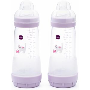 MAM Easy Start Anti-Colic Baby Bottles 2 Pack (2 x 320ml) Self-Sterlising Fast Flow Teats Size 3 Baby Accessories Iris (Various Designs) MAM Easy Start Anti-Colic Baby Bottles 2 Pack (2 x 320ml) Self-Sterlising Fast Flow Teats Size 3 Baby Accessories Iris (Various Designs)