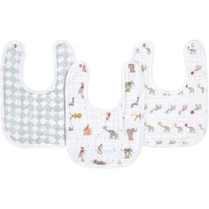 aden + anais Cotton Muslin Snap Bibs 3 Pack by aden + anais Cotton Muslin Snap Bibs 3 Pack by