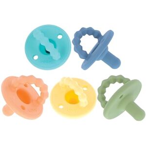Nuby Silicone Softees Pacifier Teether - Pacifier and Teether Nuby Silicone Softees Pacifier Teether - Pacifier and Teether