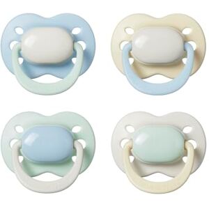 Tommee Tippee Ultimate Fit Soother, 0-6 Months, 4 Pack, Colour Blocked, Orthodontic Dummy for Babies, Extra Air Holes, Symmetrical Teat, 100% BPA Free Silicone, Steriliser Safe, Muted Brights Tommee Tippee Ultimate Fit Soother, 0-6 Months, 4 Pack, Colour Blocked, Orthodontic Dummy for Babies, Extra Air Holes, Symmetrical Teat, 100% BPA Free Silicone, Steriliser Safe, Muted Brights