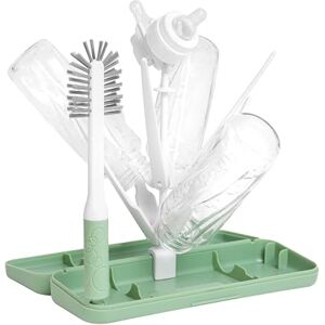 Ubbi On-the-Go Drying Rack and Brush Set, Includes Travel Case and Bottle Brush for Compact Storage, Holds Up To 8 Bottles, Baby Travel Accessories, Sage Ubbi On-the-Go Drying Rack and Brush Set, Includes Travel Case and Bottle Brush for Compact Storage, Holds Up To 8 Bottles, Baby Travel Accessories, Sage