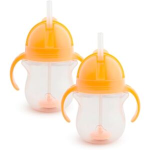 Munchkin Click Lock Tip & Sip Straw Cup Set Baby Toddler Sippy With Straw BPA Free Leakproof Weighted Straw Baby Bottles 7oz/207 ml 2 Pack Orange Munchkin Click Lock Tip & Sip Straw Cup Set Baby Toddler Sippy With Straw BPA Free Leakproof Weighted Straw Baby Bottles 7oz/207 ml 2 Pack Orange
