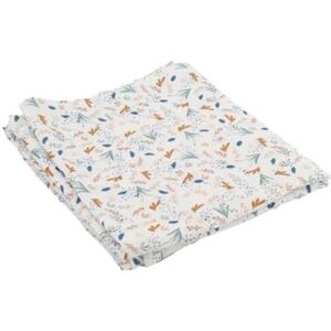DOMIVA Large Cotton Gauze Baby Blanket - Maxi lange - Imprimé - 100x100 cm DOMIVA Large Cotton Gauze Baby Blanket - Maxi lange - Imprimé - 100x100 cm