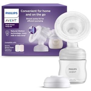 AVENT Philips Single Breast Pump Kit, Without Motor Unit, Easily Clean and Assemble, 1 Bottle, 1 Sealing Disc and 1 Screw Ring for Milk Storage, Model SCF337/01 AVENT Philips Single Breast Pump Kit, Without Motor Unit, Easily Clean and Assemble, 1 Bottle, 1 Sealing Disc and 1 Screw Ring for Milk Storage, Model SCF337/01