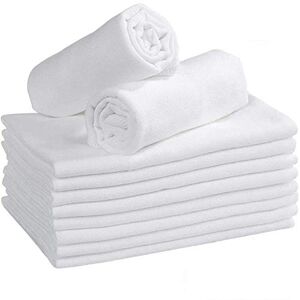 DUDU N GIRLIE Pack of 12-100% Cotton Small Muslin Squares – Breathable & Soft Baby Burp Cloths Extra Large – Newborn Essential Muslin Face Cloths 70cm x 70cm, White. DUDU N GIRLIE Pack of 12-100% Cotton Small Muslin Squares – Breathable & Soft Baby Burp Cloths Extra Large – Newborn Essential Muslin Face Cloths 70cm x 70cm, White.