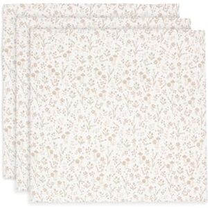 Jollein Bloomy Baby Muslin Cloth, Pack of 3, 70 x 70 cm, 100% Cotton, Burp Cloths Baby, Oeko-Tex Certified Jollein Bloomy Baby Muslin Cloth, Pack of 3, 70 x 70 cm, 100% Cotton, Burp Cloths Baby, Oeko-Tex Certified