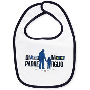Inter FC nazionale Milano S.p.A. Bib, Unisex Baby Bib, White, OS Inter FC nazionale Milano S.p.A. Bib, Unisex Baby Bib, White, OS