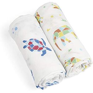 Grünspecht Organic Muslin Nappies 70 x 70 cm 100% Cotton (Controlled Organic Organic), Burp Cloths, Without Optical Brighteners, Skin-Friendly & Absorbent, Pack of 2, Blue Orange Yellow Animals Grünspecht Organic Muslin Nappies 70 x 70 cm 100% Cotton (Controlled Organic Organic), Burp Cloths, Without Optical Brighteners, Skin-Friendly & Absorbent, Pack of 2, Blue Orange Yellow Animals
