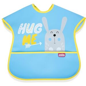 Babyjem 1110292 Bib XL with Wiping Cover, Blue, Pack of 1 Babyjem 1110292 Bib XL with Wiping Cover, Blue, Pack of 1