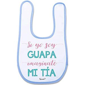 Supermolon 02536 - Funny Baby Bib Sky Blue - Unisex Supermolon 02536 - Funny Baby Bib Sky Blue - Unisex