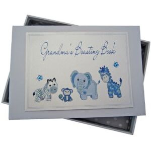 WHITE COTTON CARDS Grandma's Boasting Book Photo Album (Tiny, Blue),12.5x17.5x2.5 cm WHITE COTTON CARDS Grandma's Boasting Book Photo Album (Tiny, Blue),12.5x17.5x2.5 cm