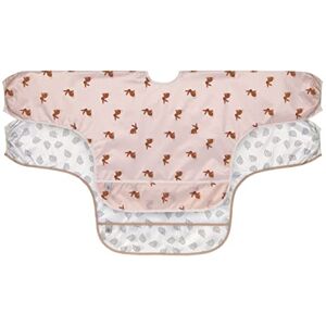 Lässig Baby Long-Sleeved Bib Set of 2 for Tying Catch Protection/Long Sleeve Bib Little Forest Rabbit Lässig Baby Long-Sleeved Bib Set of 2 for Tying Catch Protection/Long Sleeve Bib Little Forest Rabbit