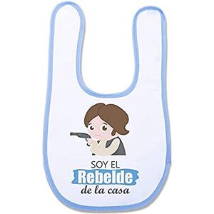 Supermolon 02659 - I'm The Rebel of The House Baby Bib - Unisex Supermolon 02659 - I'm The Rebel of The House Baby Bib - Unisex