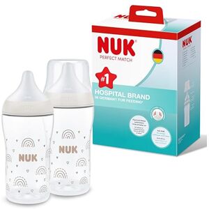 NUK Perfect Match Baby Bottles Set 3+ Months - Baby Bottles NUK Perfect Match Baby Bottles Set 3+ Months - Baby Bottles