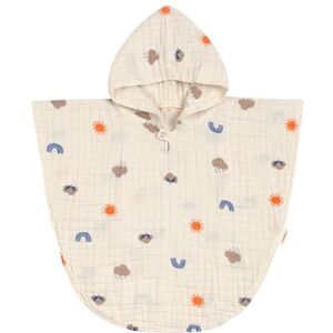 Lässig Children's Muslin Bath Poncho with Hood/Muslin Poncho Blossom Nature Lässig Children's Muslin Bath Poncho with Hood/Muslin Poncho Blossom Nature