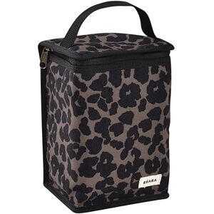 Béaba , Insulated Baby Meal Bag, Large Bottle Storage, Large Capacity, Carries a Complete Meal, Soft Material, Foldable, Waterproof Fabric, Leopard Print Béaba , Insulated Baby Meal Bag, Large Bottle Storage, Large Capacity, Carries a Complete Meal, Soft Material, Foldable, Waterproof Fabric, Leopard Print