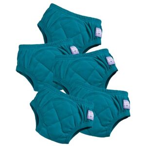Mitac British Brand Toddler Reusable Potty Training Pants Cotton, 5 Pack, (2-3 Years), Teal Green, Boys and Girls, for Baby Mitac British Brand Toddler Reusable Potty Training Pants Cotton, 5 Pack, (2-3 Years), Teal Green, Boys and Girls, for Baby