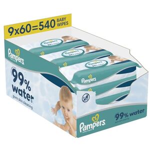 Pampers Water Wipes 9x60pk Pampers Water Wipes 9x60pk