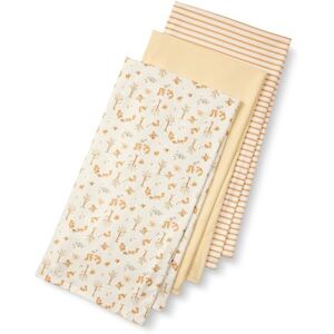 Amazon Essentials x Sofia Grainge Unisex Babies' Swaddle Blanket, Muslin Cloth 107 cm x 107 cm, Pack of 3, Pale Yellow/Squirrel Picnic/Stripes, One Size Amazon Essentials x Sofia Grainge Unisex Babies' Swaddle Blanket, Muslin Cloth 107 cm x 107 cm, Pack of 3, Pale Yellow/Squirrel Picnic/Stripes, One Size