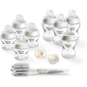Tommee Tippee Natural Start Bottle & Soother Starter Set, 150ml & 260ml Natural Start Self-Sterilising Bottles, with Extra Slow & Slow-Flow Teats, and Ultralight StayPut & Newborn Soothers Included Tommee Tippee Natural Start Bottle & Soother Starter Set, 150ml & 260ml Natural Start Self-Sterilising Bottles, with Extra Slow & Slow-Flow Teats, and Ultralight StayPut & Newborn Soothers Included
