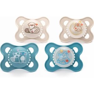 MAM Original Day & Night Soothers 0-6 Months 4 Pack Includes 2X Glow in The Dark Dummies Orthodontic Design Baby Accessories Blue (Various Designs) MAM Original Day & Night Soothers 0-6 Months 4 Pack Includes 2X Glow in The Dark Dummies Orthodontic Design Baby Accessories Blue (Various Designs)