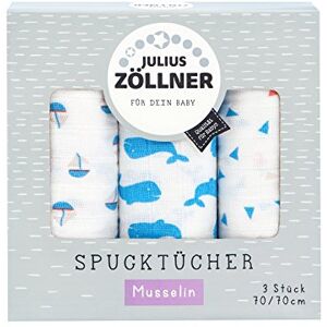 Burp Cloths Pack of 3 - Whale Blue - Cotton Muslin Baby Accessories Burp Cloths Pack of 3 - Whale Blue - Cotton Muslin Baby Accessories