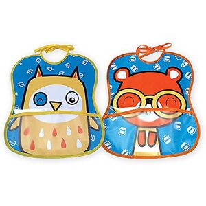 Ti-Tin Model - Fun Baby Bibs Set of 2 - Baby Bibs Ti-Tin Model - Fun Baby Bibs Set of 2 - Baby Bibs