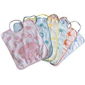 Bubabù Bav021/6 Dumbo Elastic Bib, Cotton, Assorted Colors, 33 x 39 cm, Pack of 6 Bubabù Bav021/6 Dumbo Elastic Bib, Cotton, Assorted Colors, 33 x 39 cm, Pack of 6