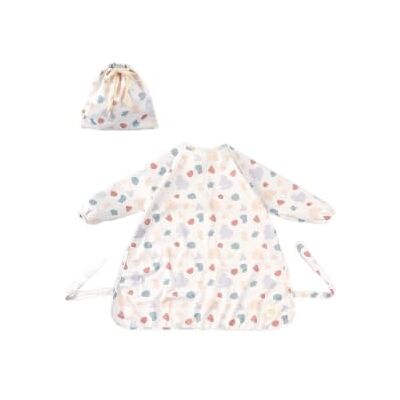LITTLE GUSTO Waterproof Weaning Bib with Sleeves, Long Sleeve Coverall Bibs, Adjustable LITTLE GUSTO Waterproof Weaning Bib with Sleeves, Long Sleeve Coverall Bibs, Adjustable