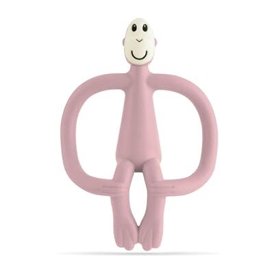 Matchstick Monkey , Original Teether & Gel Applicator, Antimicrobial Silicone Teething Toys for Baby, Easy to Grip, BPA Free, 3 Months Old+, 10.5 cm, Dusty Pink Monkey Matchstick Monkey , Original Teether & Gel Applicator, Antimicrobial Silicone Teething Toys for Baby, Easy to Grip, BPA Free, 3 Months Old+, 10.5 cm, Dusty Pink Monkey