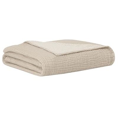 Hibboux Standard Muslin Blanket, 90 x 110 cm, Beige Hibboux Standard Muslin Blanket, 90 x 110 cm, Beige
