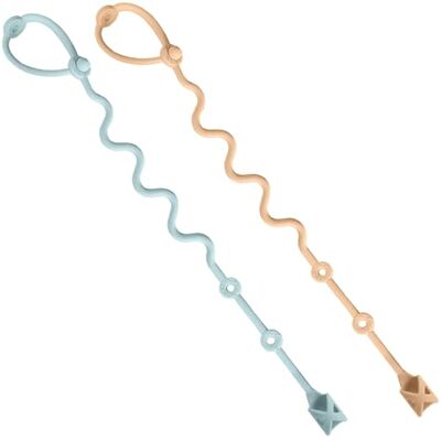 Gelinor Baby Spoons Self Feeding 6 Months Silicone Strap Toddler Utensils Fixer Highchair Accessories- Feeding Aid for Keep Baby Utensils Close at Hand and Off The Ground-No Spoon Gelinor Baby Spoons Self Feeding 6 Months Silicone Strap Toddler Utensils Fixer Highchair Accessories- Feeding Aid for Keep Baby Utensils Close at Hand and Off The Ground-No Spoon