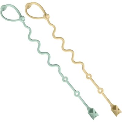 Gelinor Baby Spoons Self Feeding 6 Months Silicone Strap Toddler Utensils Fixer Highchair Accessories- Feeding Aid for Keep Baby Utensils Close at Hand and Off The Ground-No Spoon (Green/Beige) Gelinor Baby Spoons Self Feeding 6 Months Silicone Strap Toddler Utensils Fixer Highchair Accessories- Feeding Aid for Keep Baby Utensils Close at Hand and Off The Ground-No Spoon (Green/Beige)