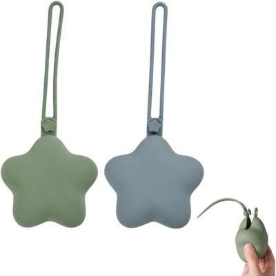 Kemay Silicone Dummy Holder Case 2 Pack, BPA Free Pacifier Holder Storage Box, Portable Soother Pods for Baby Nappy Changing Bag Stroller, Universal Pacifier Case for Travel and Home Kemay Silicone Dummy Holder Case 2 Pack, BPA Free Pacifier Holder Storage Box, Portable Soother Pods for Baby Nappy Changing Bag Stroller, Universal Pacifier Case for Travel and Home