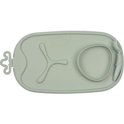 b.box - roll+go - latte - silicone - feeding mat b.box - roll+go - latte - silicone - feeding mat