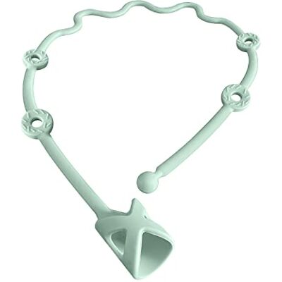Gelinor Baby Spoons Self Feeding 6 Months Silicone Strap Toddler Utensils Fixer Highchair Accessories- Feeding Aid for Keep Baby Utensils Close at Hand and Off The Ground-No Spoon (Sage) Gelinor Baby Spoons Self Feeding 6 Months Silicone Strap Toddler Utensils Fixer Highchair Accessories- Feeding Aid for Keep Baby Utensils Close at Hand and Off The Ground-No Spoon (Sage)