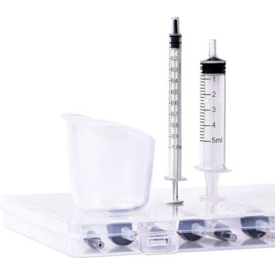 Elvie ™ Colostrum Collection Kit, Pre-Sterile Colostrum Syringes (1ml & 5ml) 20 Piece Set, Soft-Edged Collection Cup, Storage Boxes, Labels & How-To Guide, Prenatal & Postpartum, Made Without BPA Elvie ™ Colostrum Collection Kit, Pre-Sterile Colostrum Syringes (1ml & 5ml) 20 Piece Set, Soft-Edged Collection Cup, Storage Boxes, Labels & How-To Guide, Prenatal & Postpartum, Made Without BPA