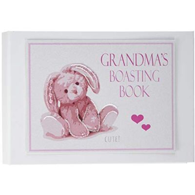 White Cotton Cards Pink Grandma's Boasting Book, Photo Album (NRP3T), of White Cotton Cards Pink Grandma's Boasting Book, Photo Album (NRP3T), of