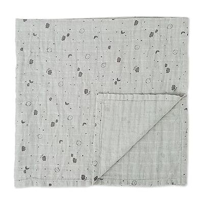 MORI Muslin Swaddle Cloth 110x110cm Breathable Cotton, Grey, Large Multi-use design for swaddling, burping or nursing. Pre-washed for extra softness and gets smoother with every single wash. MORI Muslin Swaddle Cloth 110x110cm Breathable Cotton, Grey, Large Multi-use design for swaddling, burping or nursing. Pre-washed for extra softness and gets smoother with every single wash.