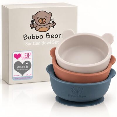 Bubba Bear ® Baby Bowls for Weaning Suction Bowl for Self Feeding Babies Stay Put Silicone Set for Toddler High Chair Tray Toddlers Accessories Sets & Snack Feed Cup Pot Bubba Bear ® Baby Bowls for Weaning Suction Bowl for Self Feeding Babies Stay Put Silicone Set for Toddler High Chair Tray Toddlers Accessories Sets & Snack Feed Cup Pot