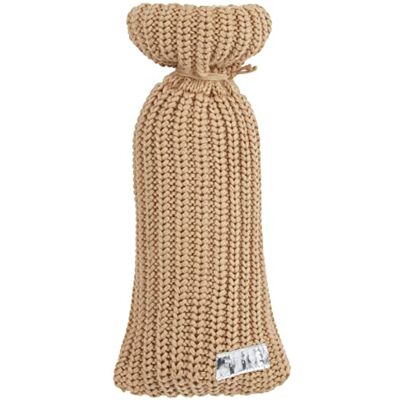 MEYCO Herringbone Hot Water Bottle Cover 13 x 35 cm Warm Sand MEYCO Herringbone Hot Water Bottle Cover 13 x 35 cm Warm Sand