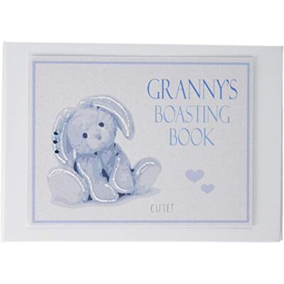 White Cotton Cards Blue Granny's Boasting Book, Photo Album (NRB1T), of White Cotton Cards Blue Granny's Boasting Book, Photo Album (NRB1T), of
