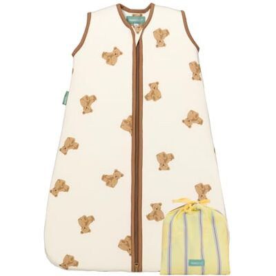 molis & co Molis&co Baby Sleeping Bag Tog 1-100% Cotton (Oeko-TEX) Easy Access Nappy Change with Zip Sleeping Bag for Babies, Girls and Boys, Teddy, New Born molis & co Molis&co Baby Sleeping Bag Tog 1-100% Cotton (Oeko-TEX) Easy Access Nappy Change with Zip Sleeping Bag for Babies, Girls and Boys, Teddy, New Born
