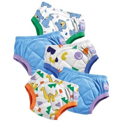 Mitac 5 Pack Cotton Potty Training Pants, 3-4 Years Toddler Comfortable cotton potty training pants that help manage little accidents while encouraging independent toilet training. Mitac 5 Pack Cotton Potty Training Pants, 3-4 Years Toddler Comfortable cotton potty training pants that help manage little accidents while encouraging independent toilet training.