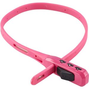 Hiplok Z LOK Combo Bike Lock Pink. 3 Digit Combination Bicycle Lock/Helmet Lock/Accessory Lock. Lightweight, Steel Core. 43cm x 1.5cm x 1cm Hiplok Z LOK Combo Bike Lock Pink. 3 Digit Combination Bicycle Lock/Helmet Lock/Accessory Lock. Lightweight, Steel Core. 43cm x 1.5cm x 1cm