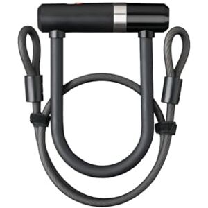 AXA 59502795KS Newton 150 U-Lock with Cable, Black, 15 cm AXA 59502795KS Newton 150 U-Lock with Cable, Black, 15 cm