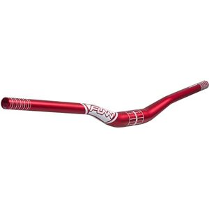 Funn Kingpin Mountain Bike Handlebar with Bar Clamp 35mm and Width 785mm, Tough and Lightweight Alloy Riser Handlebar for MTB, BMX and Road Bike, Rise 30mm MTB Handlebar (Red) Funn Kingpin Mountain Bike Handlebar with Bar Clamp 35mm and Width 785mm, Tough and Lightweight Alloy Riser Handlebar for MTB, BMX and Road Bike, Rise 30mm MTB Handlebar (Red)