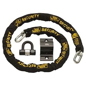 Burg-Wächter Burg-Wachter 2M 12mm Sold Bike Security Chain Diamond Lock, Black Burg-Wächter Burg-Wachter 2M 12mm Sold Bike Security Chain Diamond Lock, Black