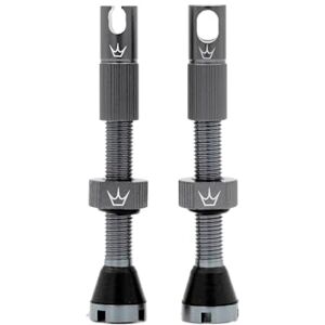 Peaty's x Chris King MK2 Tubeless Valves Integrated Valve Core & Spoke Key Presta Valve Caps, 7075 Aluminium Tyre Valves for All Tubeless Ready Rims, MTB, Road & Gravel Compatible, 60mm Slate Peaty's x Chris King MK2 Tubeless Valves Integrated Valve Core & Spoke Key Presta Valve Caps, 7075 Aluminium Tyre Valves for All Tubeless Ready Rims, MTB, Road & Gravel Compatible, 60mm Slate